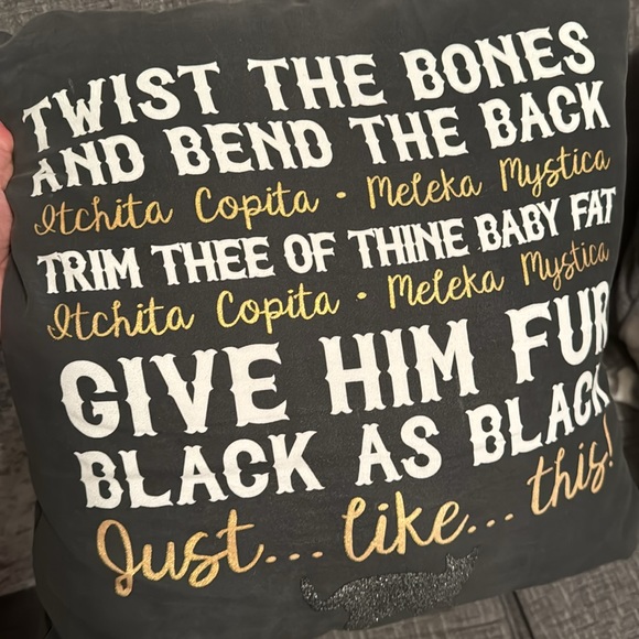 Disney Hocus Pocus Witches Spell Black Cat Sham Pillow Halloween Decor - Picture 5 of 6